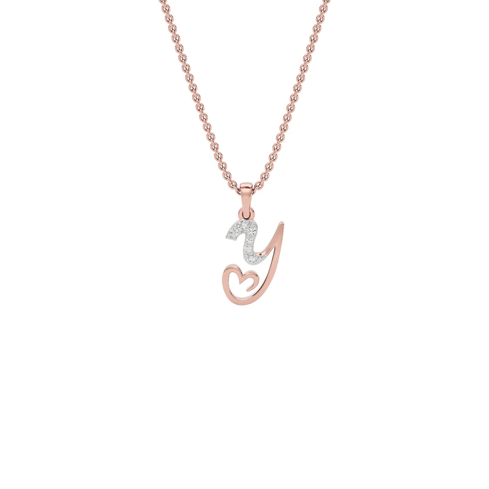 Yours 'Y' Diamond Pendant